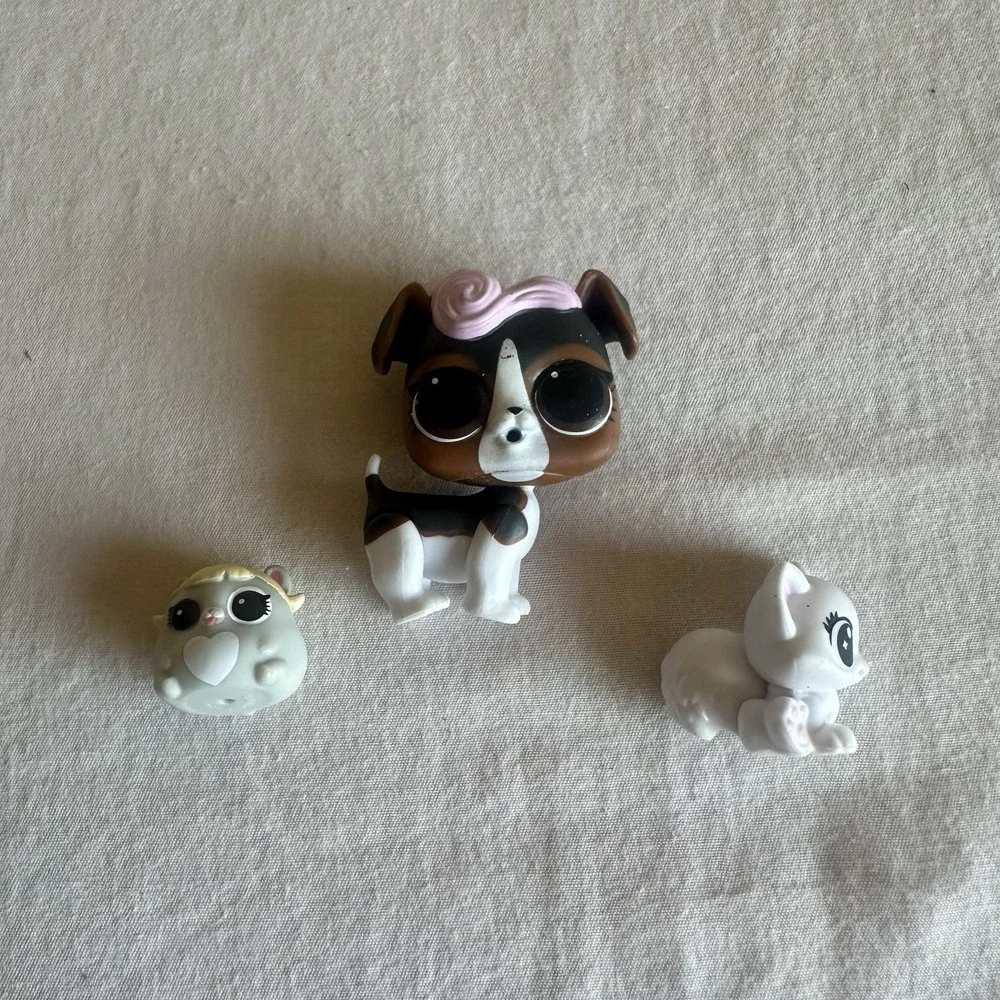 LOL Surprise! Pets Lot Of 3 Figures DJ K9, Hammy Tide, Cat Replacement Toys